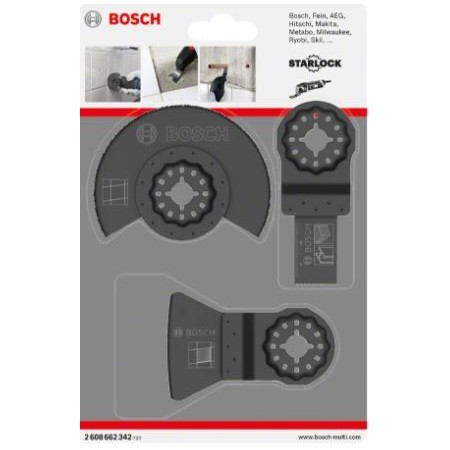 Set multiherramientas BOSCH 3PZ azulejo
