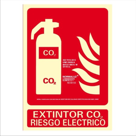 Señal extintor CO2 A-4