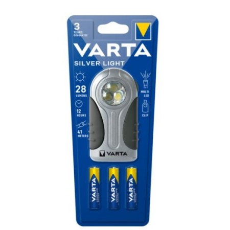 Linterna petaca led 3AAA VARTA Silver Light