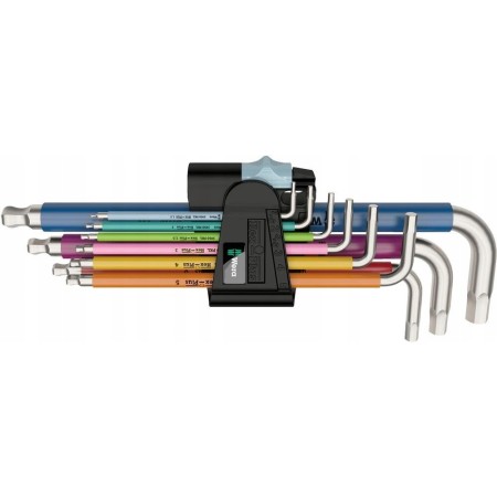 Juego llaves allen WERA INOX 9PZ