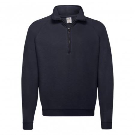 Sudadera M/cremallera marino