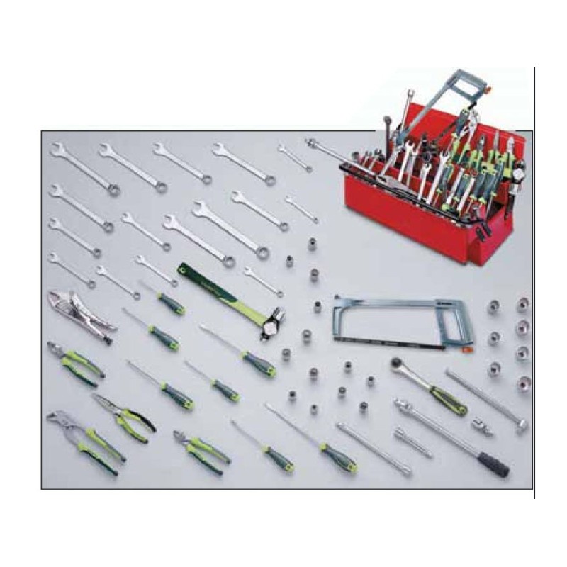 KIT HERRAMIENTA MANUAL PALMERA 56PZ