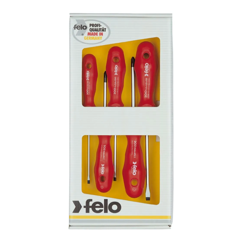 JUEGO DESTORNILLADORES FELO 5PZ